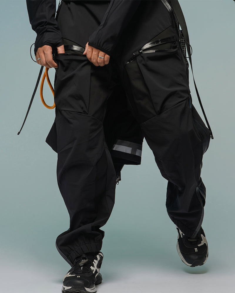 Dual-Zip Rapid-Deploy Techwear Pants