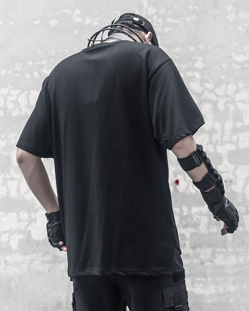 Techwear Functional Geometric Irregular T-Shirt