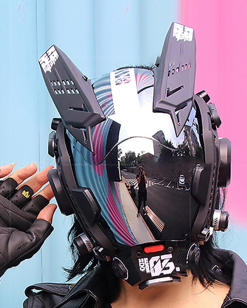 Futuristic Cosplay Cyberpunk Helmet Mask