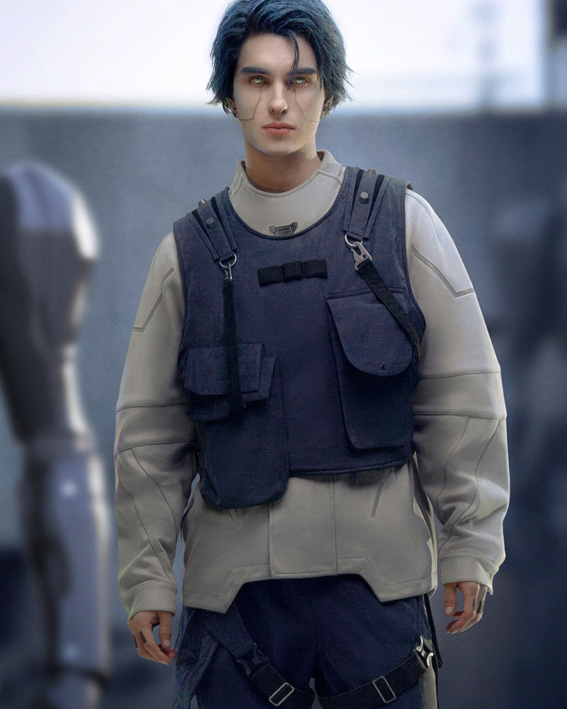 CBP-041-X｜Cyberpunk Techwear Set Top / Bottom