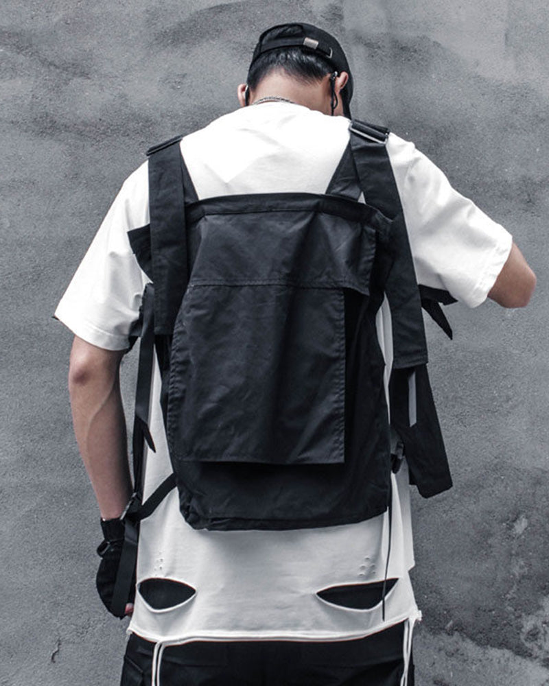 Techwear oversized pockets Utility Vest