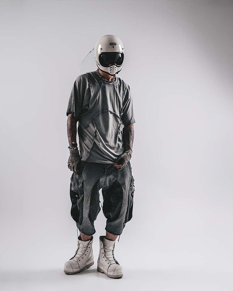 Nightfall Two-Tone Tactical Cropped Cargo Pants