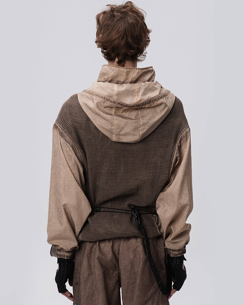 Wasteland Dye-Dirty Anorak Pullover Jacket