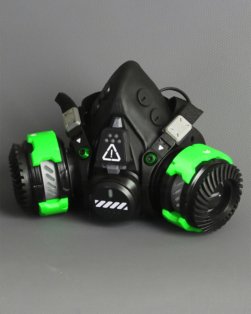 Cyberpunk Mecha Half Face Mask