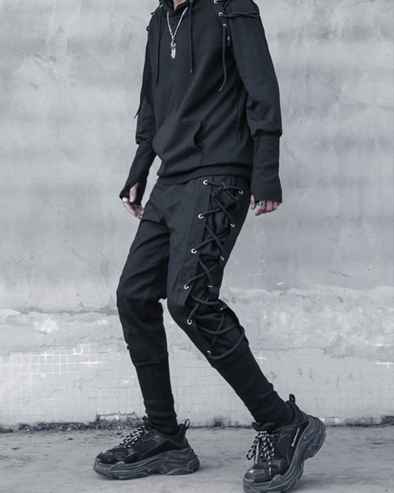 Streetwear Side Drawstring Jogger Pants