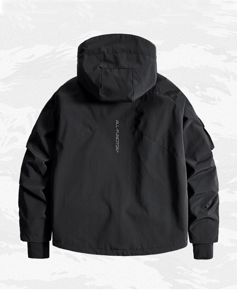 Functional Techwear Multi-pocket Hooded Jacket