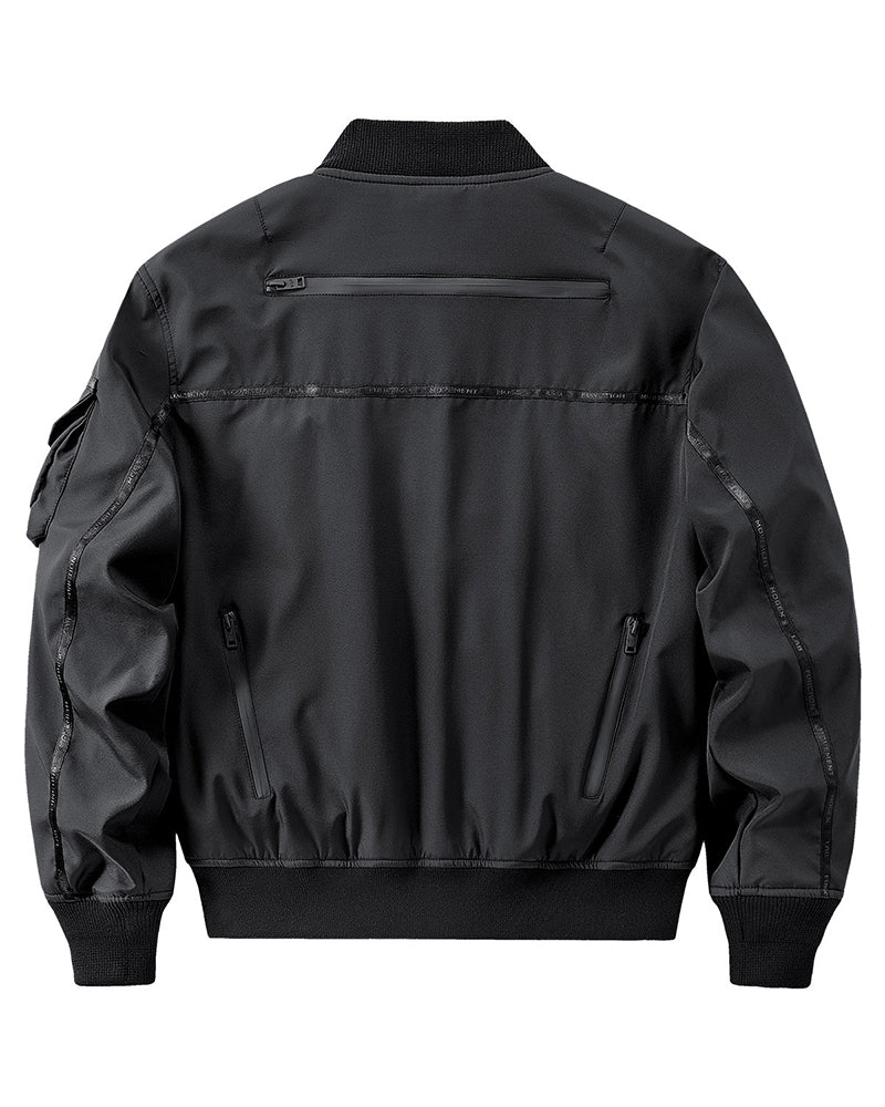 Functional Multi-Pocket Tactical Bomber Jacket
