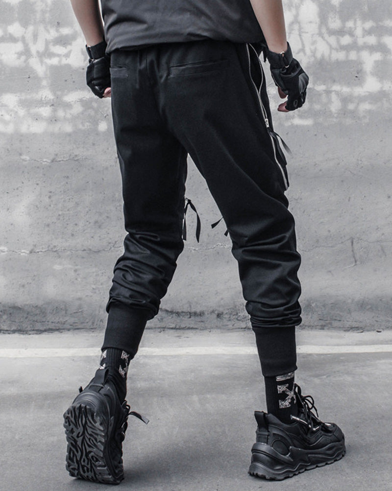 Techwear Large Zip Pockets Cargo Pants