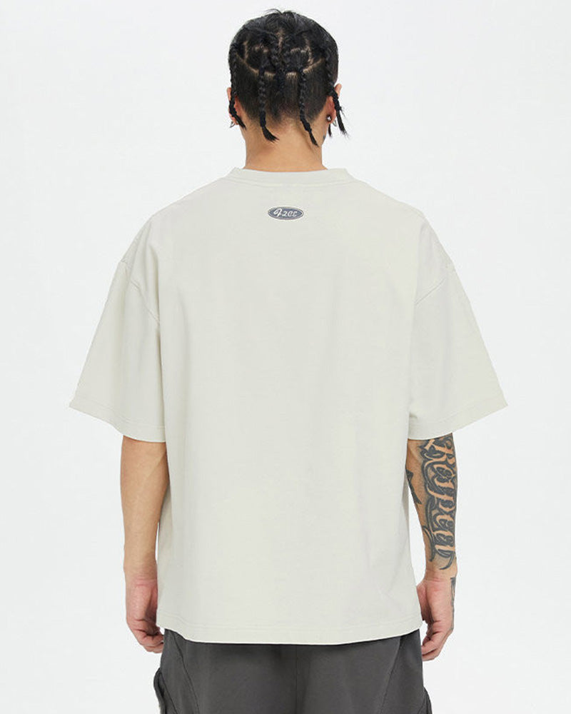 Vintage Angel Halftone Print T-Shirt