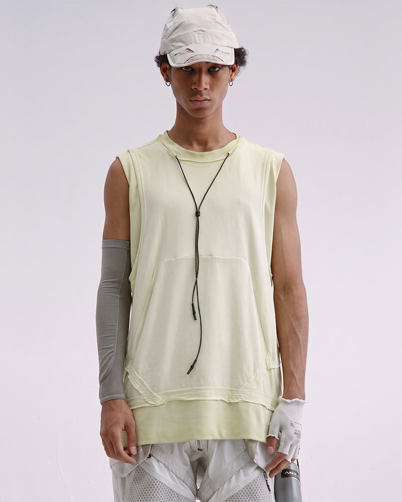 Wasteland Dirty Dye Transformable Sleeve Technical T-Shirt