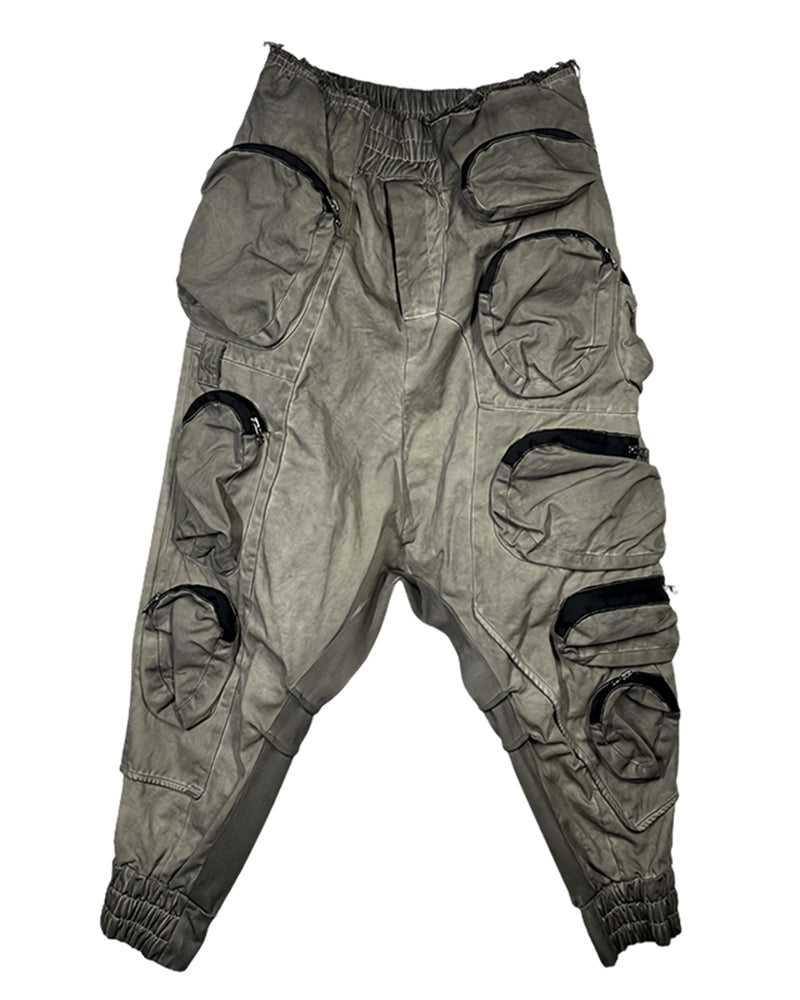 Dune Wasteland Zip-Pocket Utility Cargo Pants
