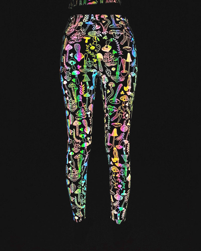 Reflective Rave Clothing Colorful Leggings