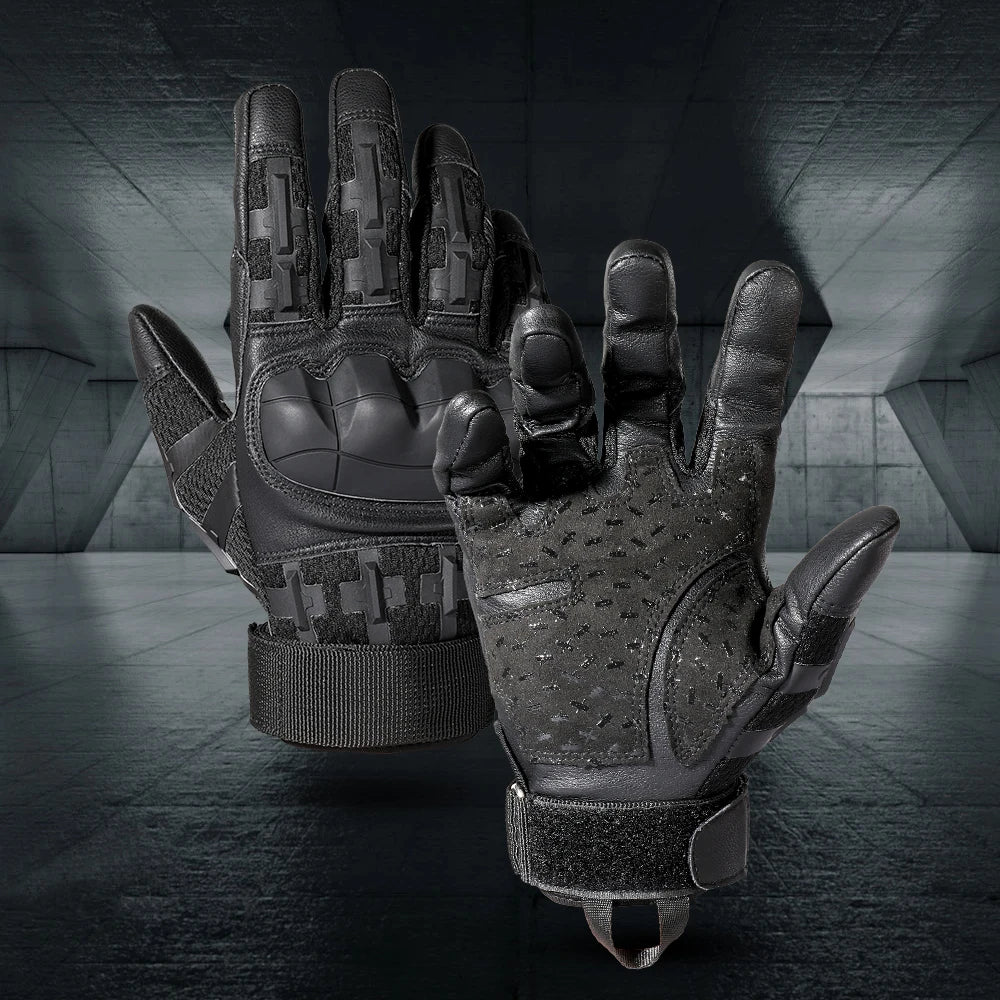Cyberpunk Tactical Full Finger Protective Gloves