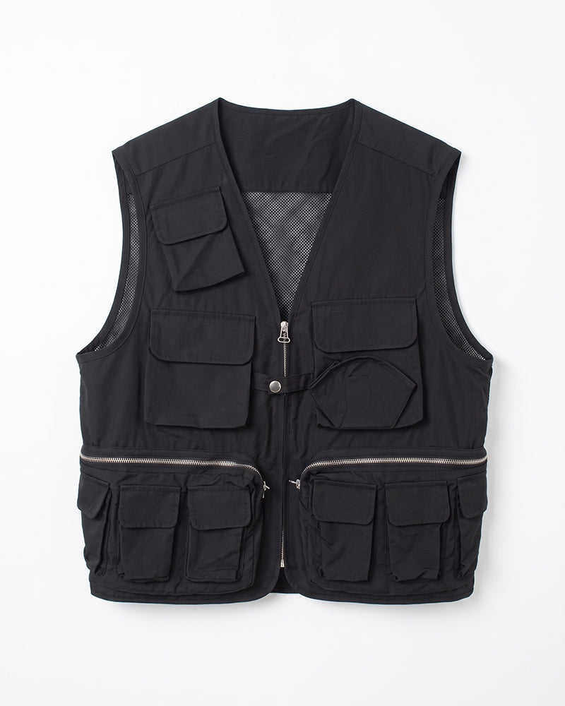 Techwear Multi-Pocket Mesh Back Tactical Vest