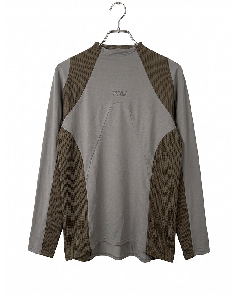Wasteland Dirty Dye Mesh Technical Long Sleeve Tee