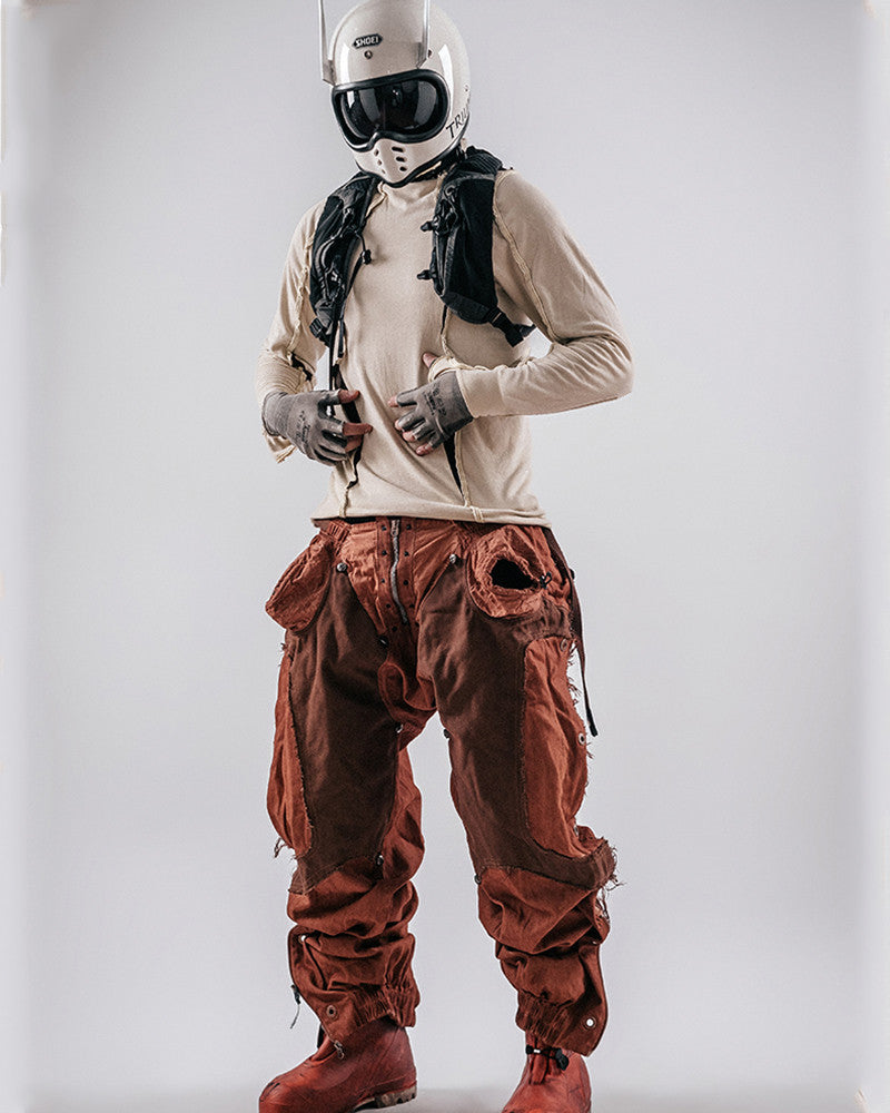 Post-Apocalyptic Distressed Cargo Pants