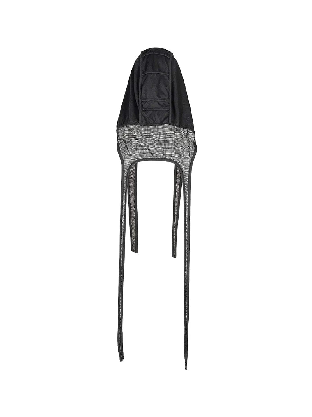 Mesh-Spliced Long Strap Durag
