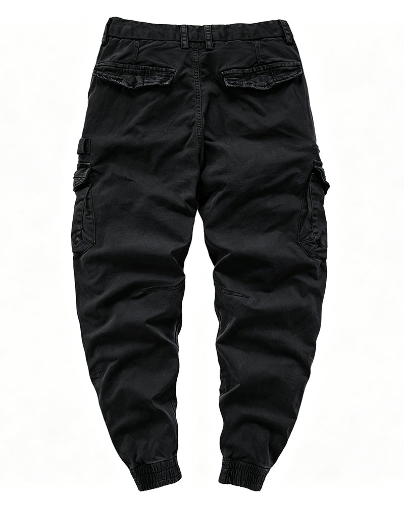 Techwear Paratrooper Cuffed Pants