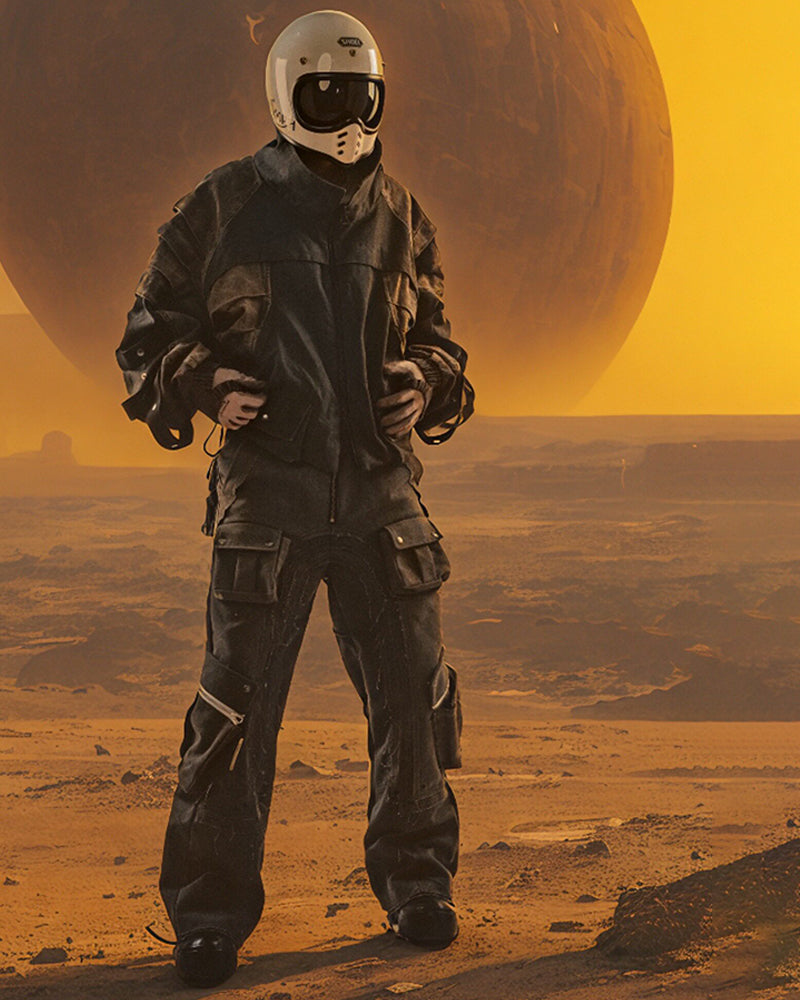 Wasteland-Tactical Heavy-Duty Layered Utility Jacket