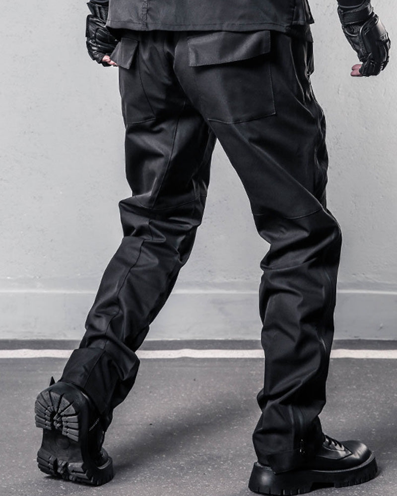 Functional Side-Zip Techwear Cargo Pants