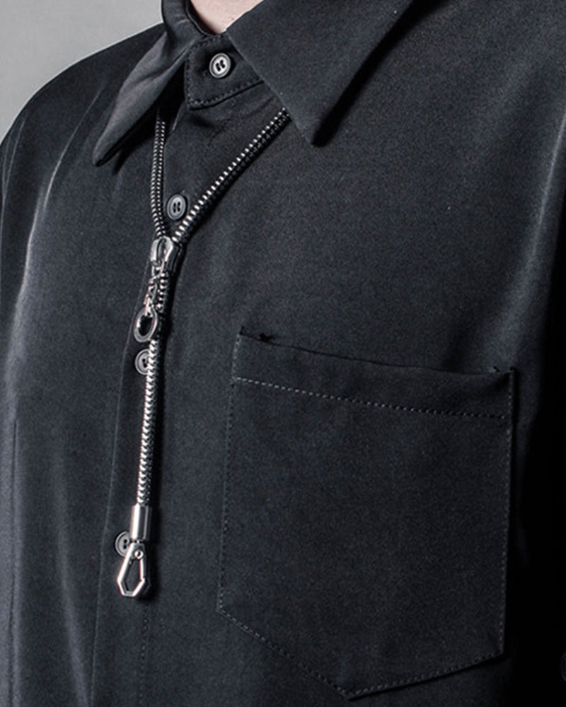 Streetwear Functional Zipper Necklace