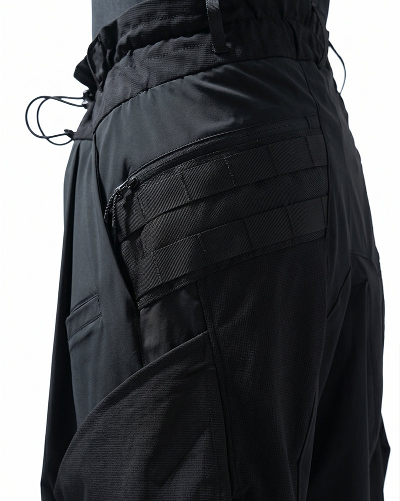 Multi-Pleat Kendo-Inspired Techwear Pants