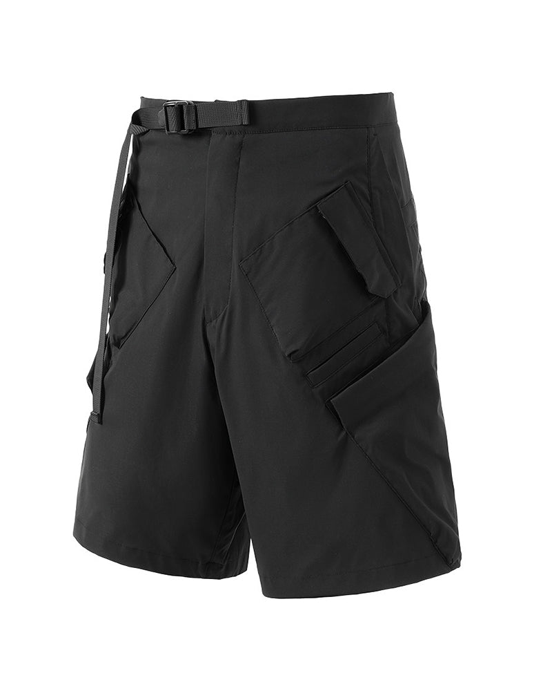 Water-Repellent Techwear Shorts