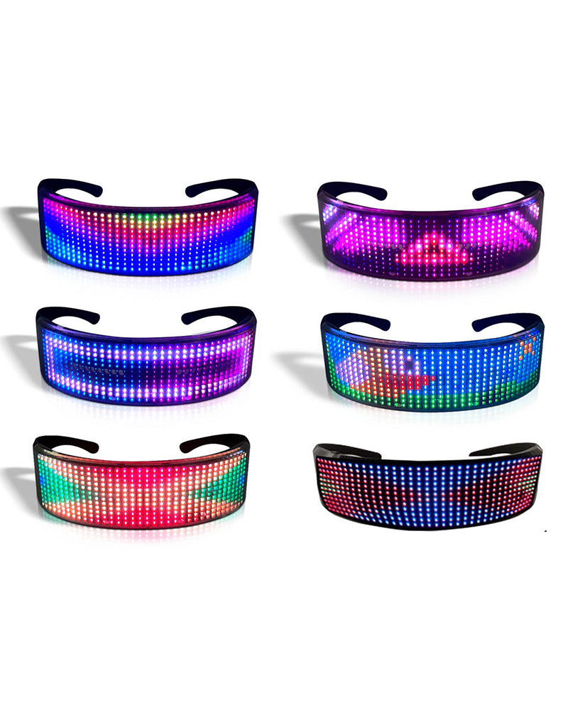 Cyberpunk Shining Led Glasses