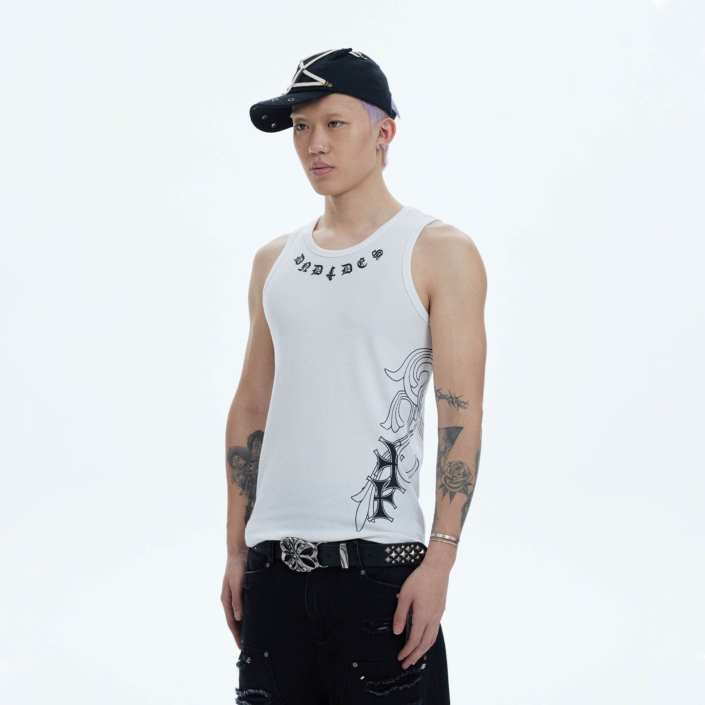 Cross Graphic Tank Top