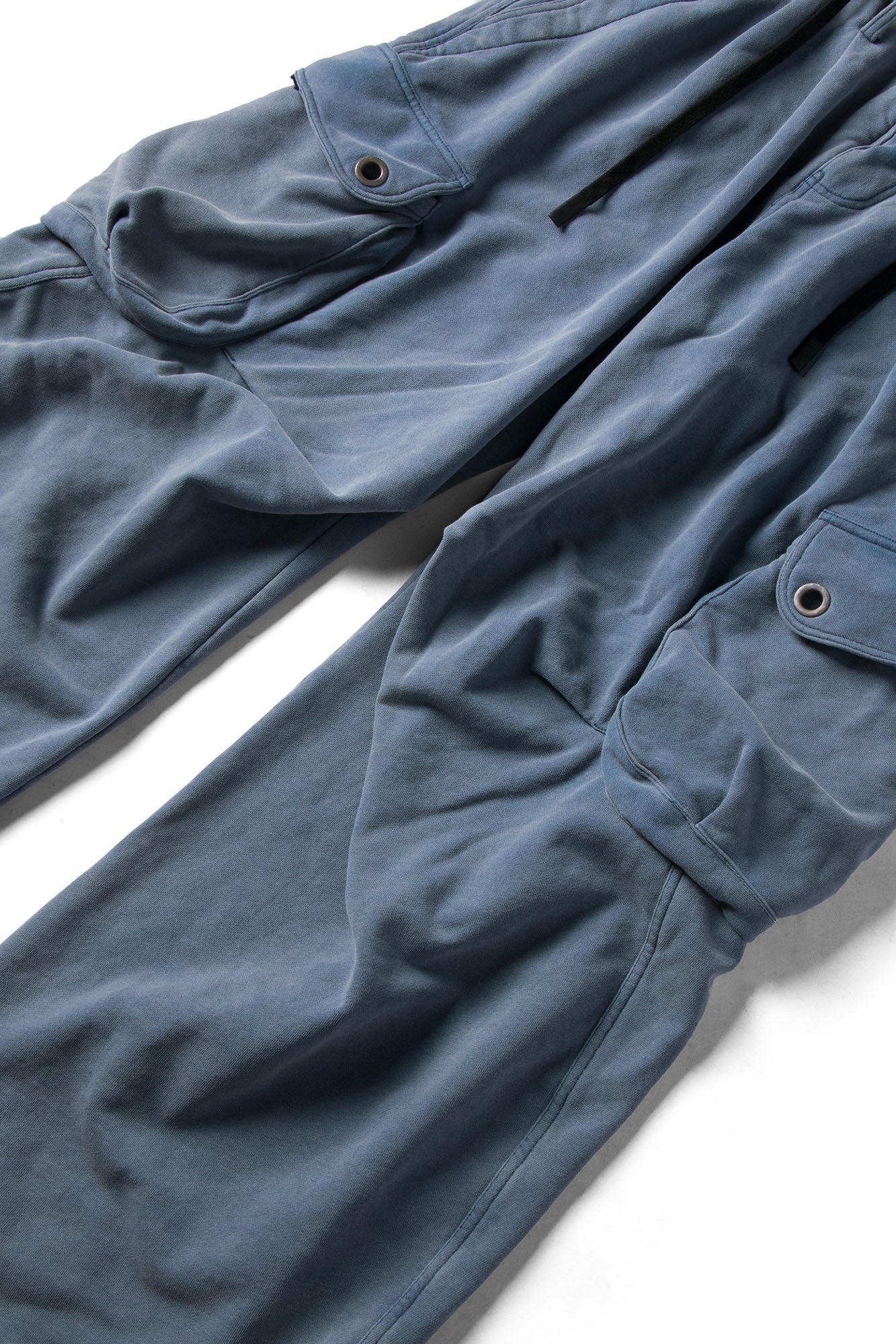 Washed Multi-Pocket Utility Sweatpants