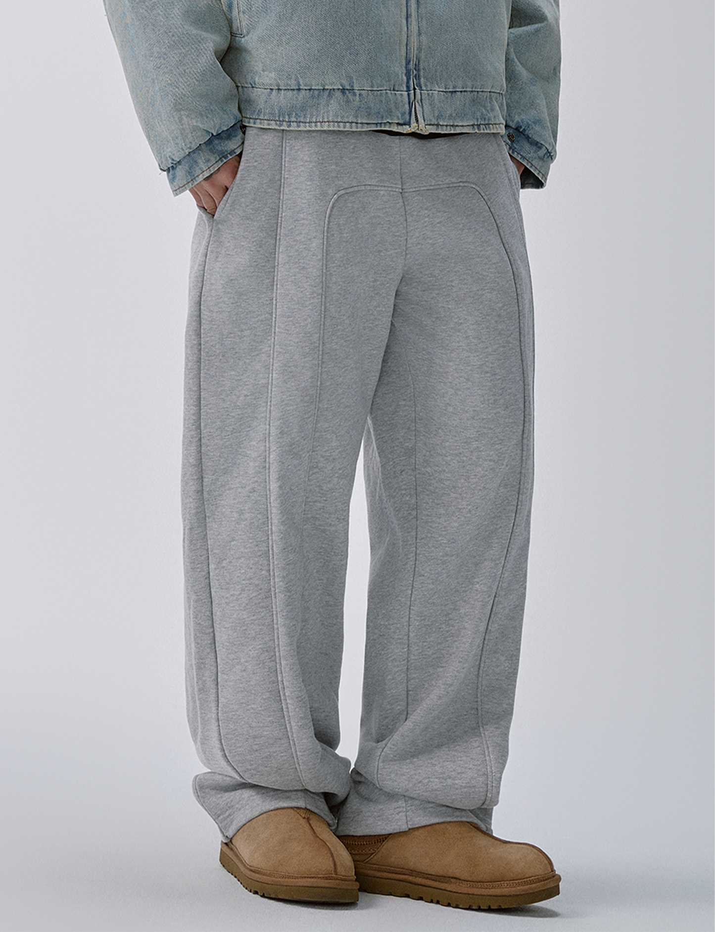 Stitch Seam Oversized Sweatpants