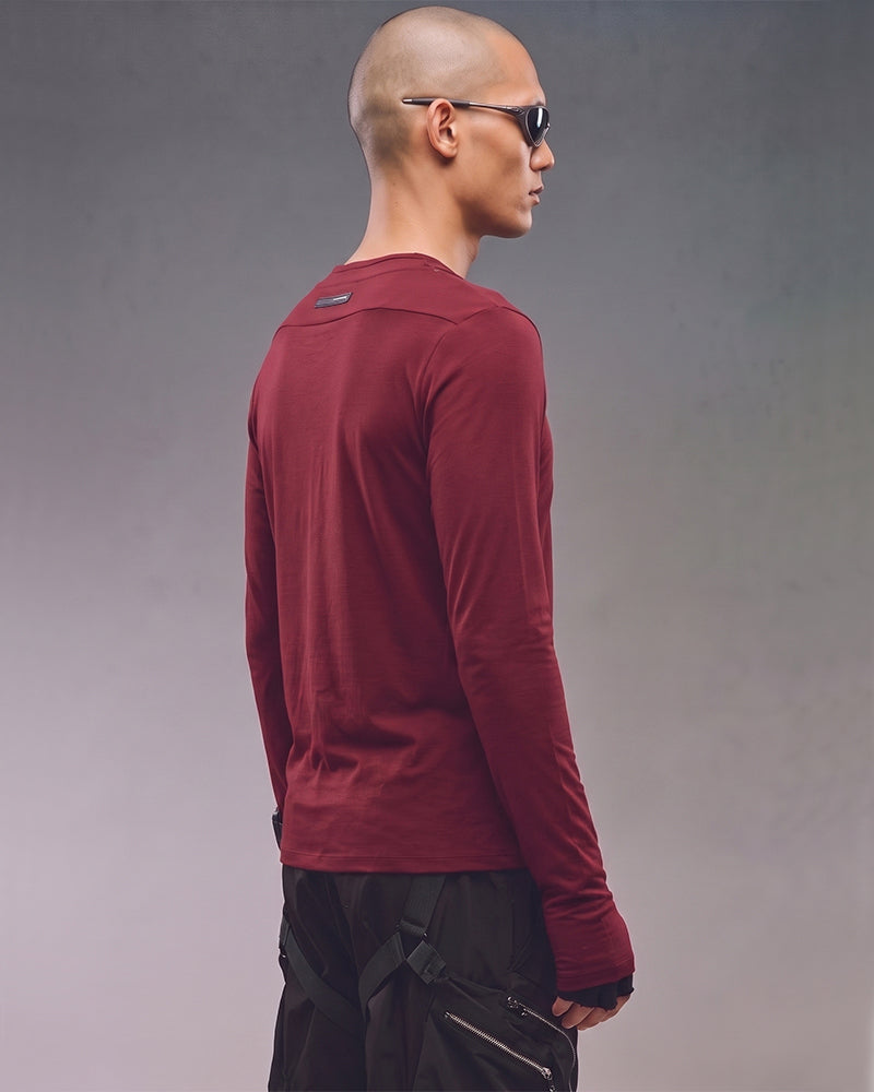 Post-Apocalyptic Wasteland Double-Collar Ninja-Sleeve T-Shirt