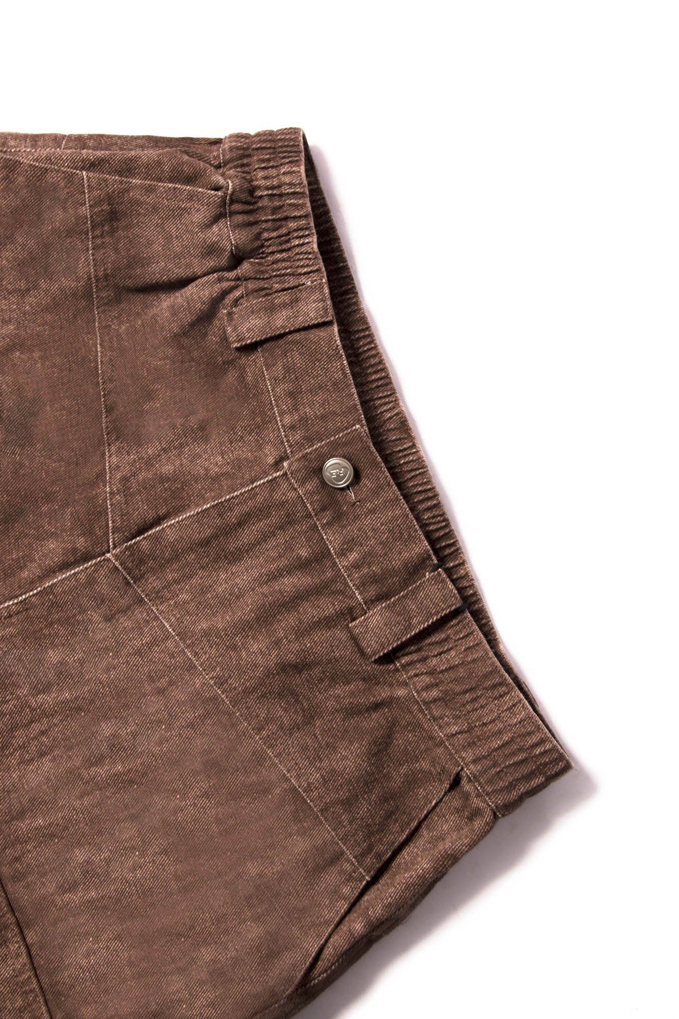 Tie-Dye Multi-Pocket Pleated Straps Cargo