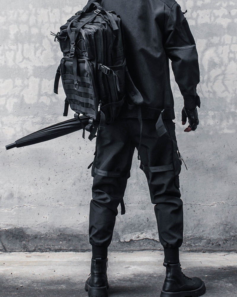 Cyberpunk Tactical Techwear Cargo Pants