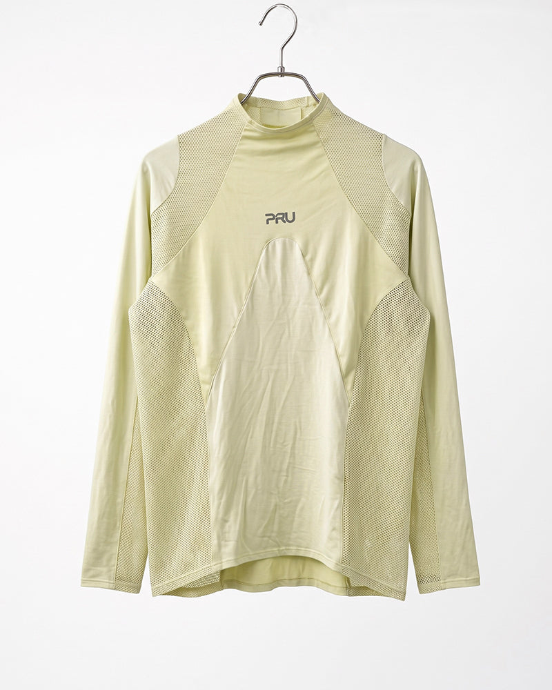 Wasteland Dirty Dye Mesh Technical Long Sleeve Top