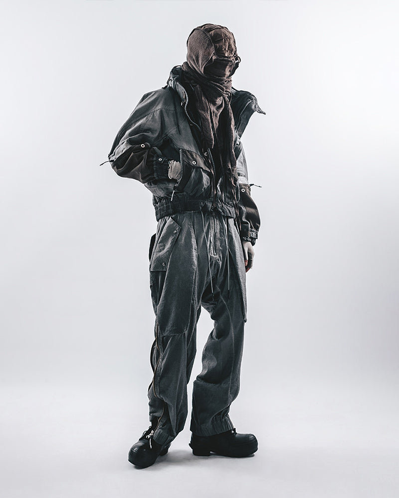 Void-Drifter Extreme Wide-Leg Parachute Pants