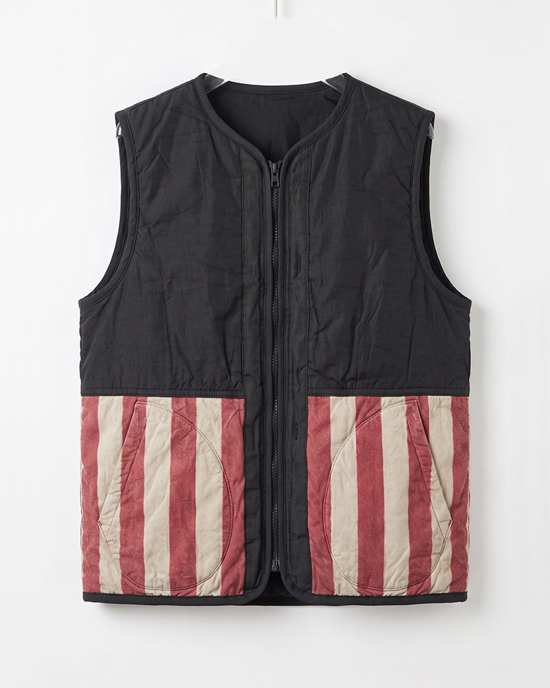 Wasteland Washed Distressed Reversible Vest