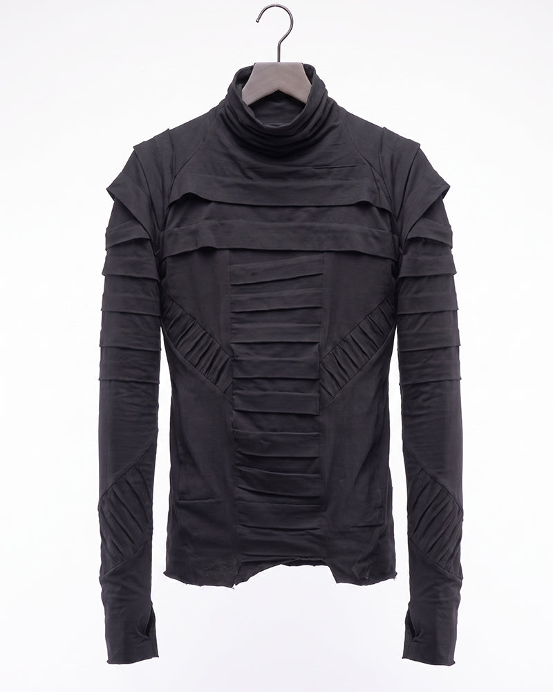 Wasteland Asymmetric Pleated Ninja Top