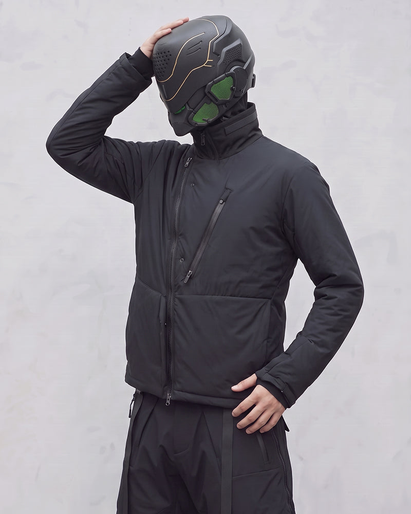 Water-Repellent Insulated Techwear Jacket