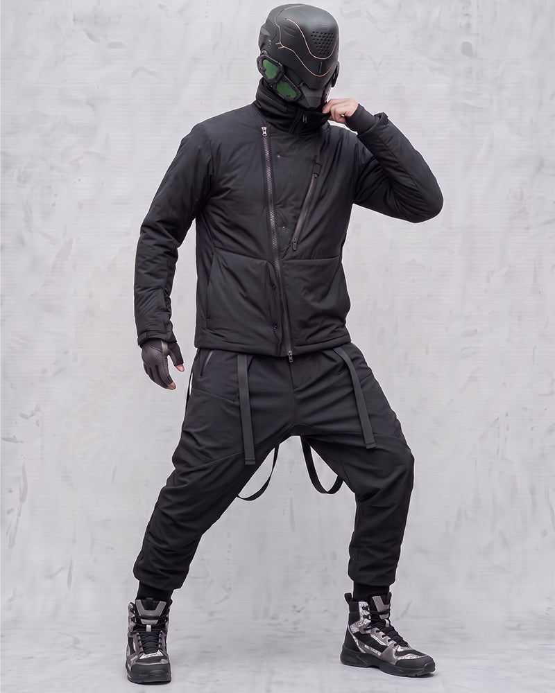Water-Repellent Insulated Techwear Jacket