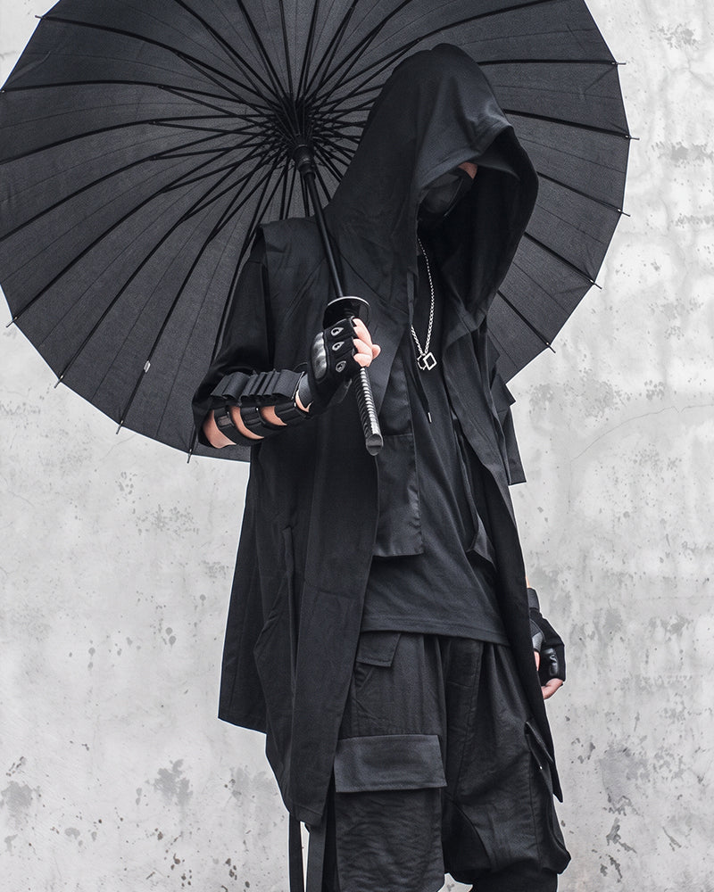 Black Sleeveless Ninja Costume Vest