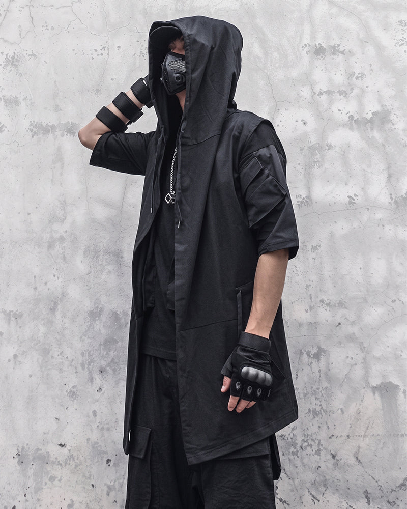Black Sleeveless Ninja Costume Vest