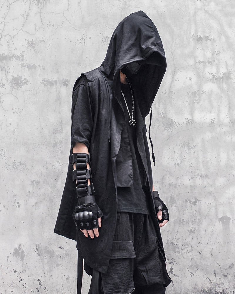 Black Sleeveless Ninja Costume Vest