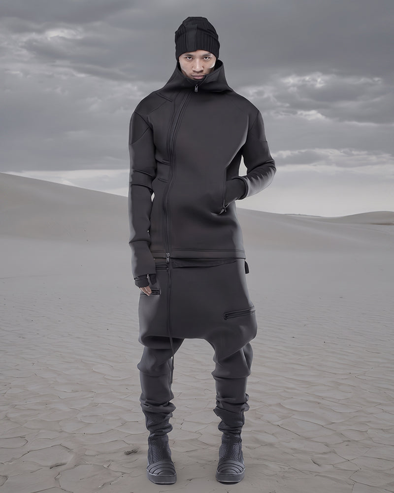 Wasteland Futuristic Asymmetric Jacket