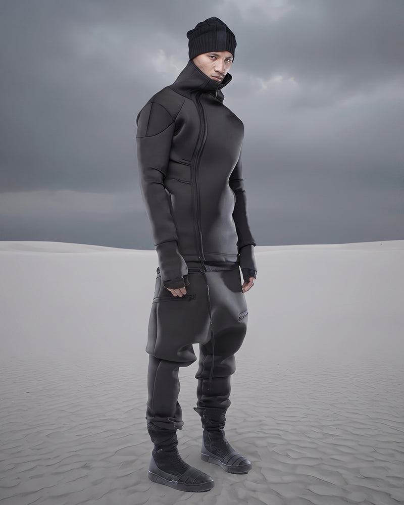 Wasteland Futuristic Asymmetric Jacket