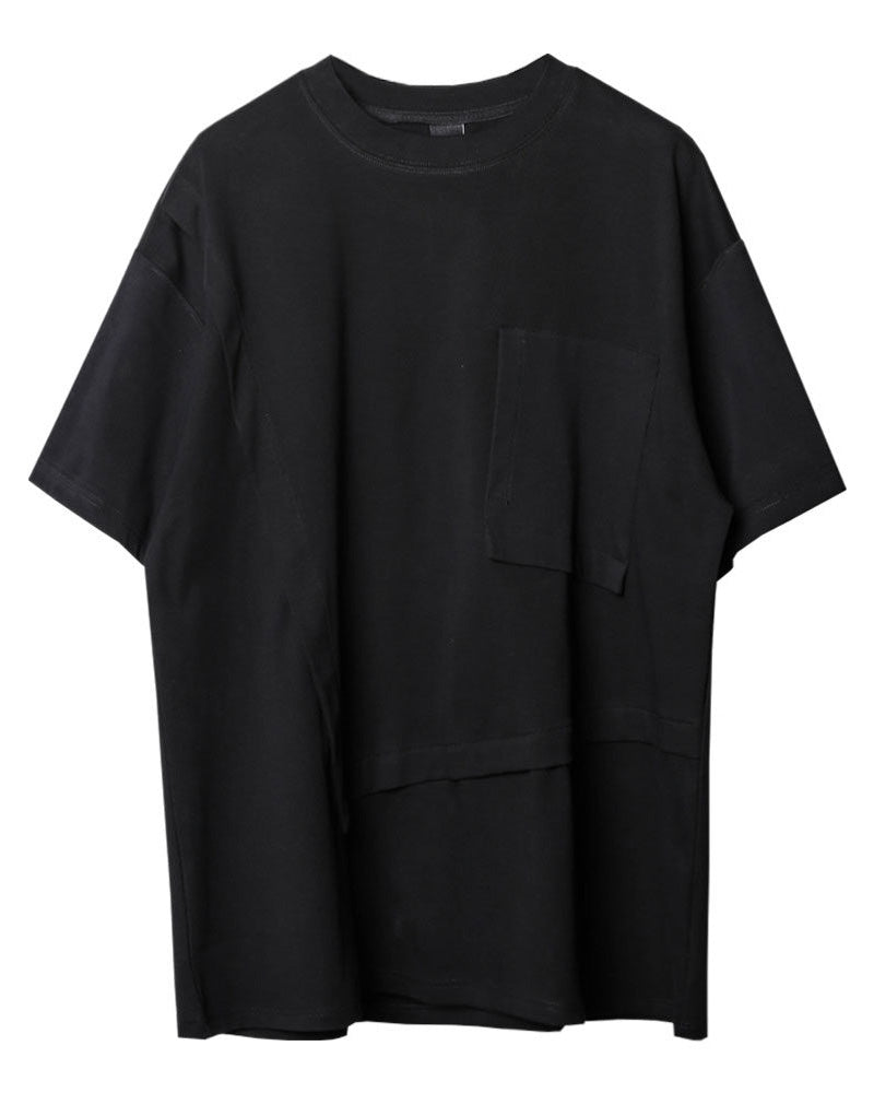 Techwear Utility Patch Pocket Layered T-Shirt
