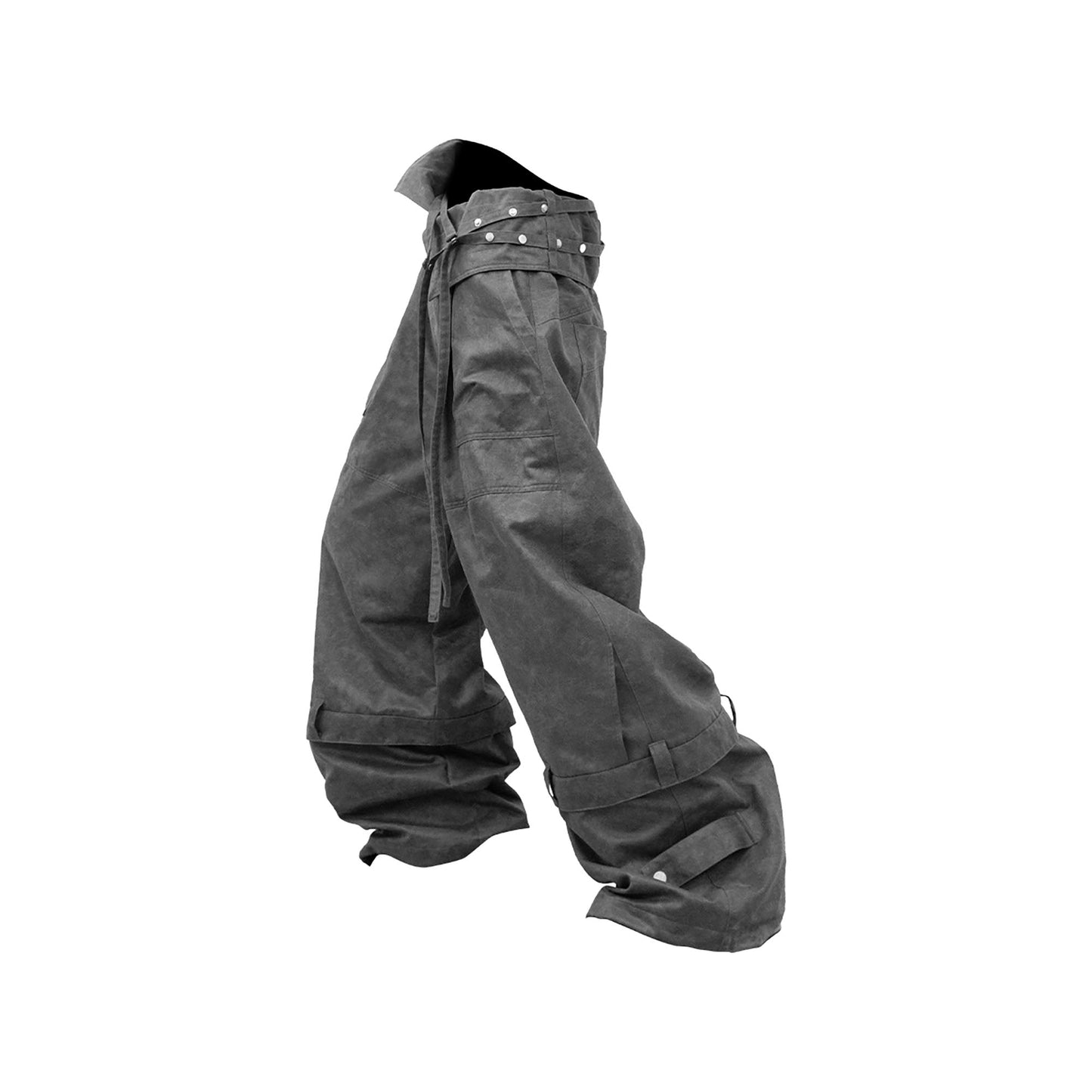 Convertible Foldover-Waist Cargo Pants