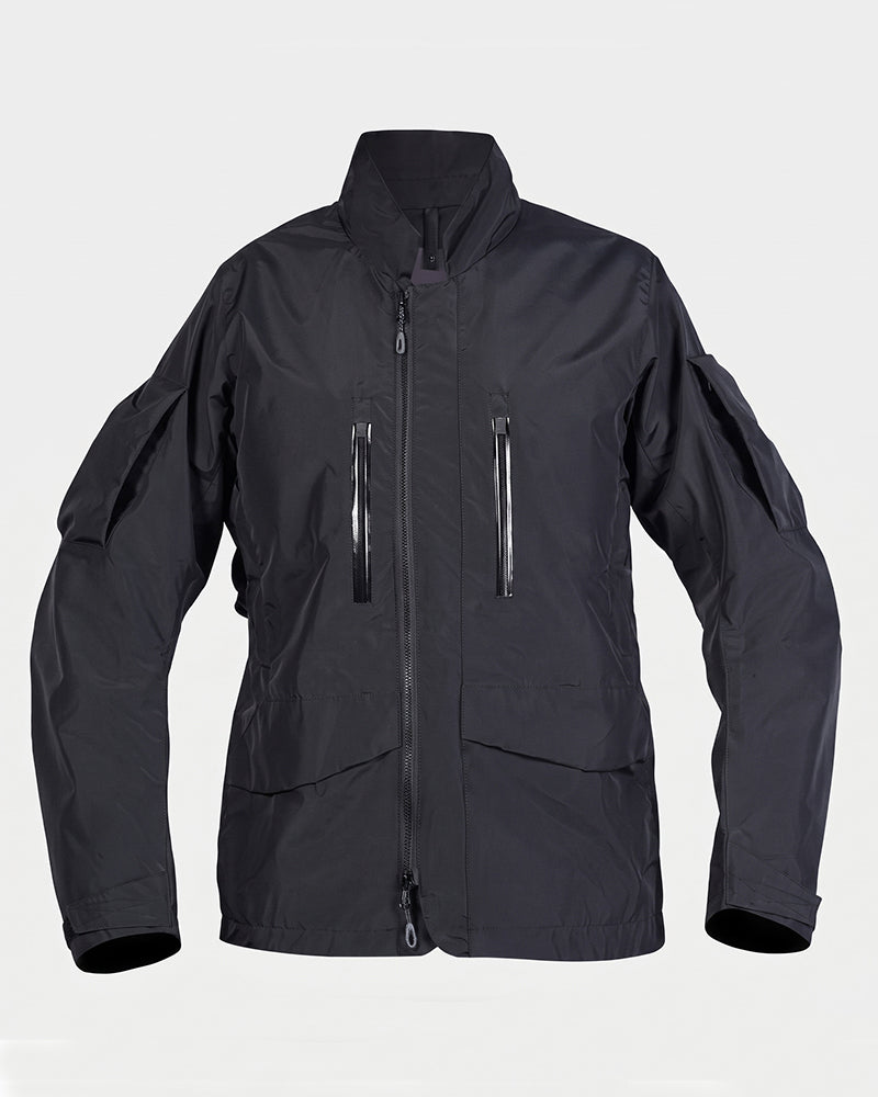 Multi-Pocket Water-Repellent Techwear Jacket