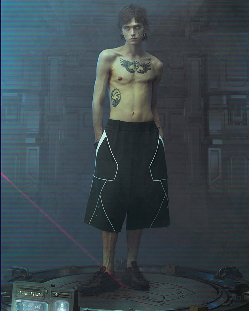 Cyberpunk Outfits Star Alliance Sports Shorts