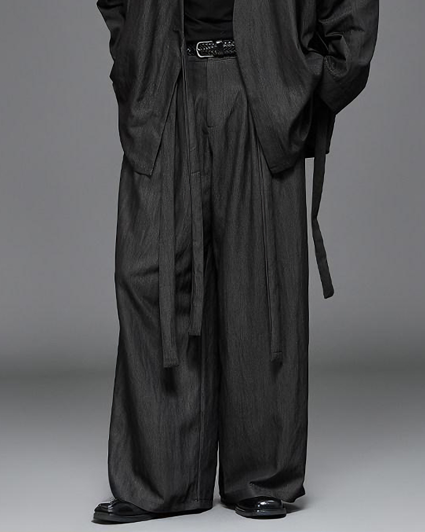 Minimalist Japanese Zen Wide-Leg Hakama Pants